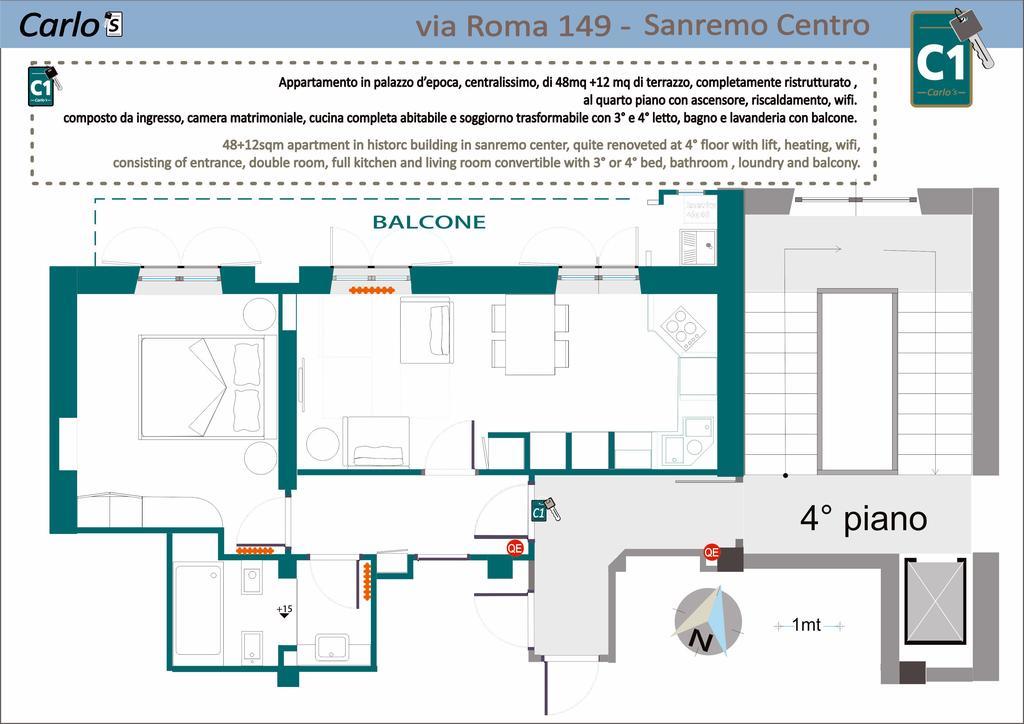 Carlo'S B149C - Sanremo Center Suite - Da Carlo - Dış mekan fotoğraf